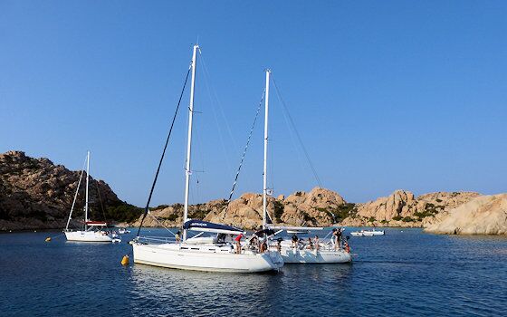 Segelschiff mit Skipper